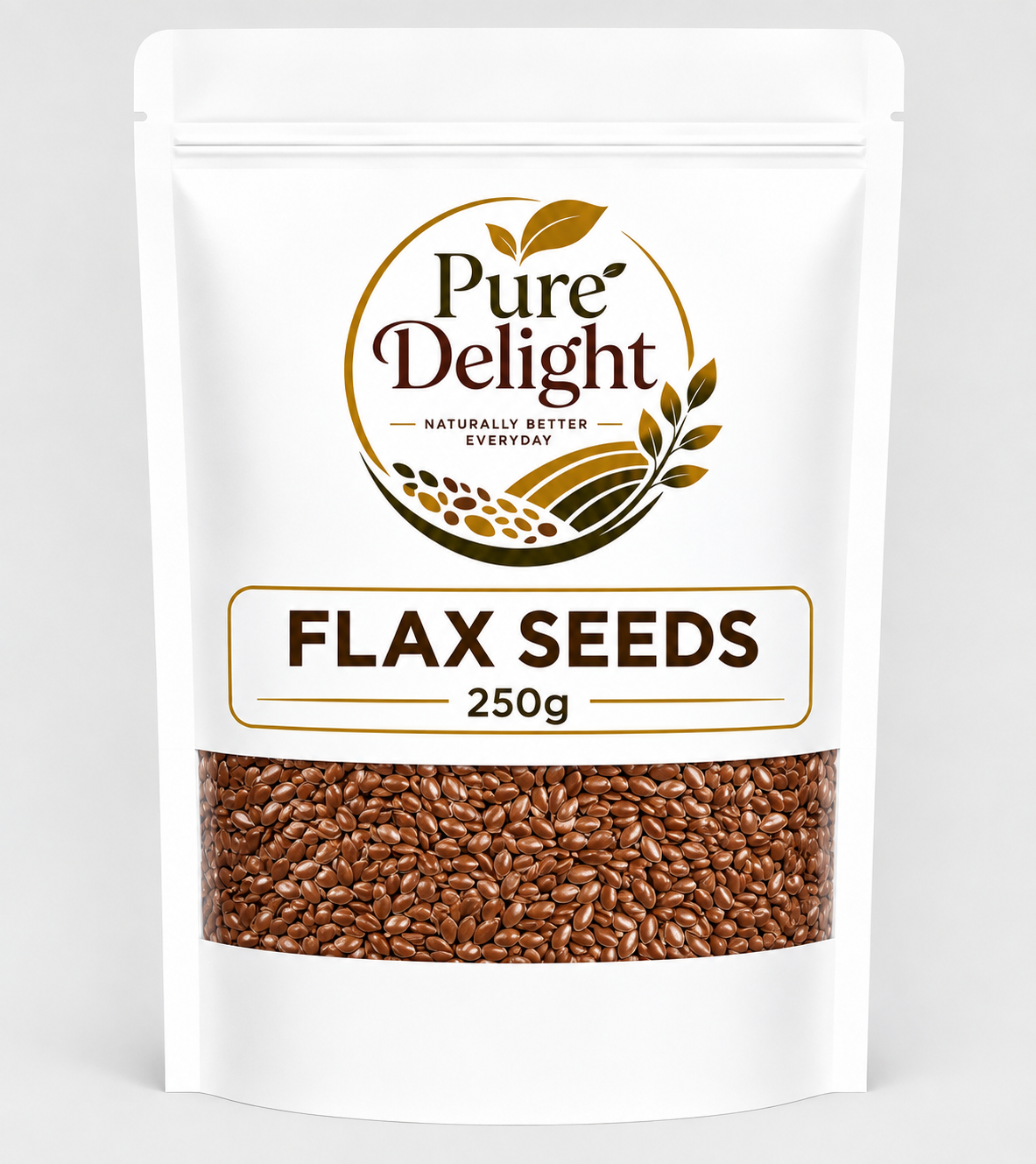 Pure Delight Premium Flax Seeds – 100% Natural & Nutrient-Rich Superfood