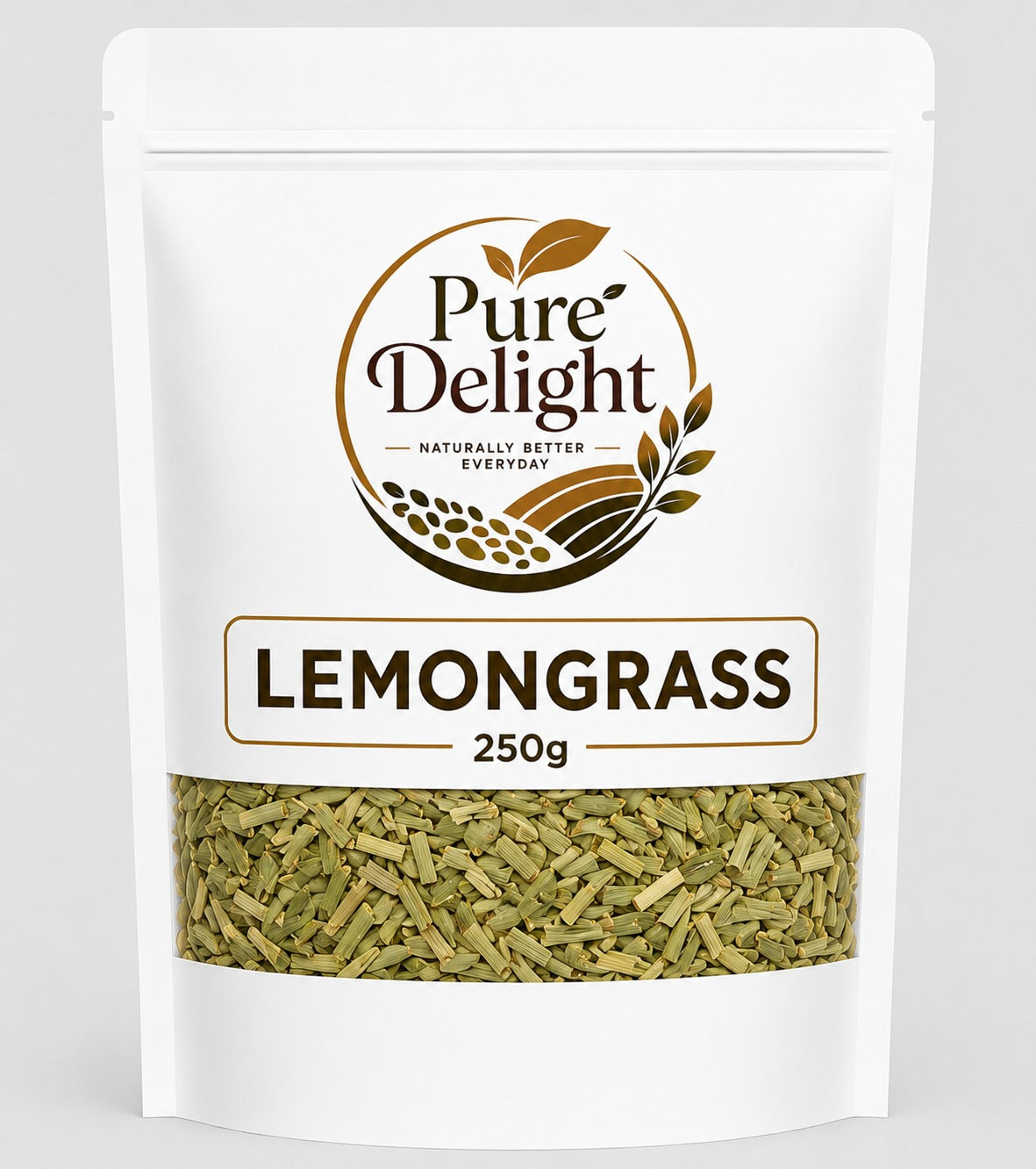 Pure Delight Premium Lemongrass – 100% Natural Dried Lemongrass | Herbal Tea & Culinary Herb