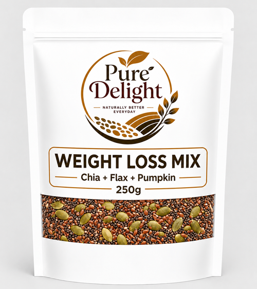 Pure Delight Weight Loss Mix  – Chia, Flax & Pumpkin Seed Blend | High Fiber Superfood
