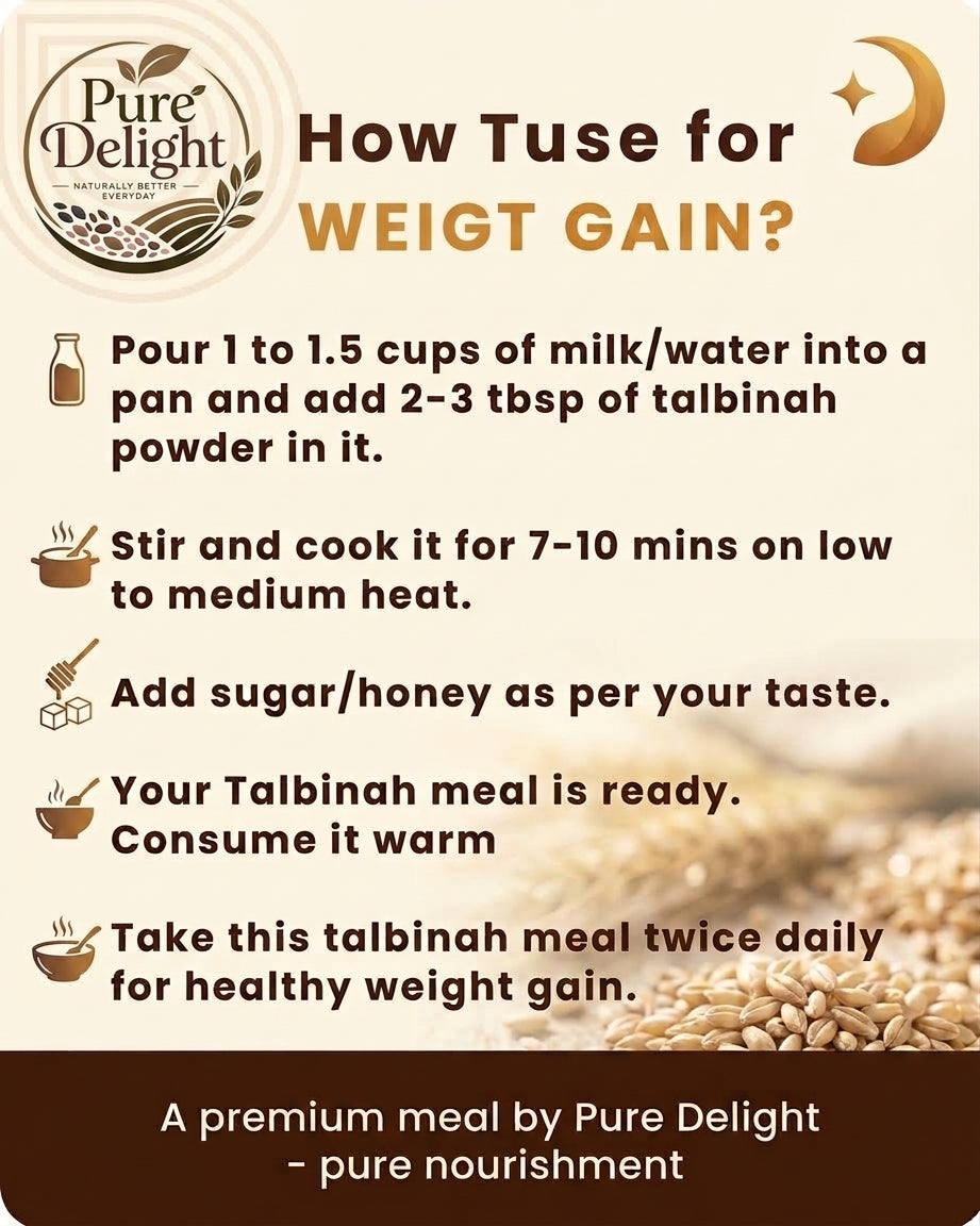 Pure Delight Talbina Mix  – Premium Nutritious Barley & Seed Blend