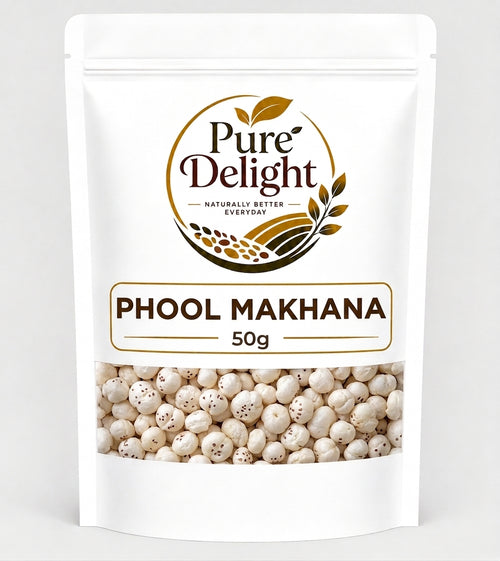 Pure Delight Phool Makhana | Premium Fox Nuts | Healthy & Crunchy Snack